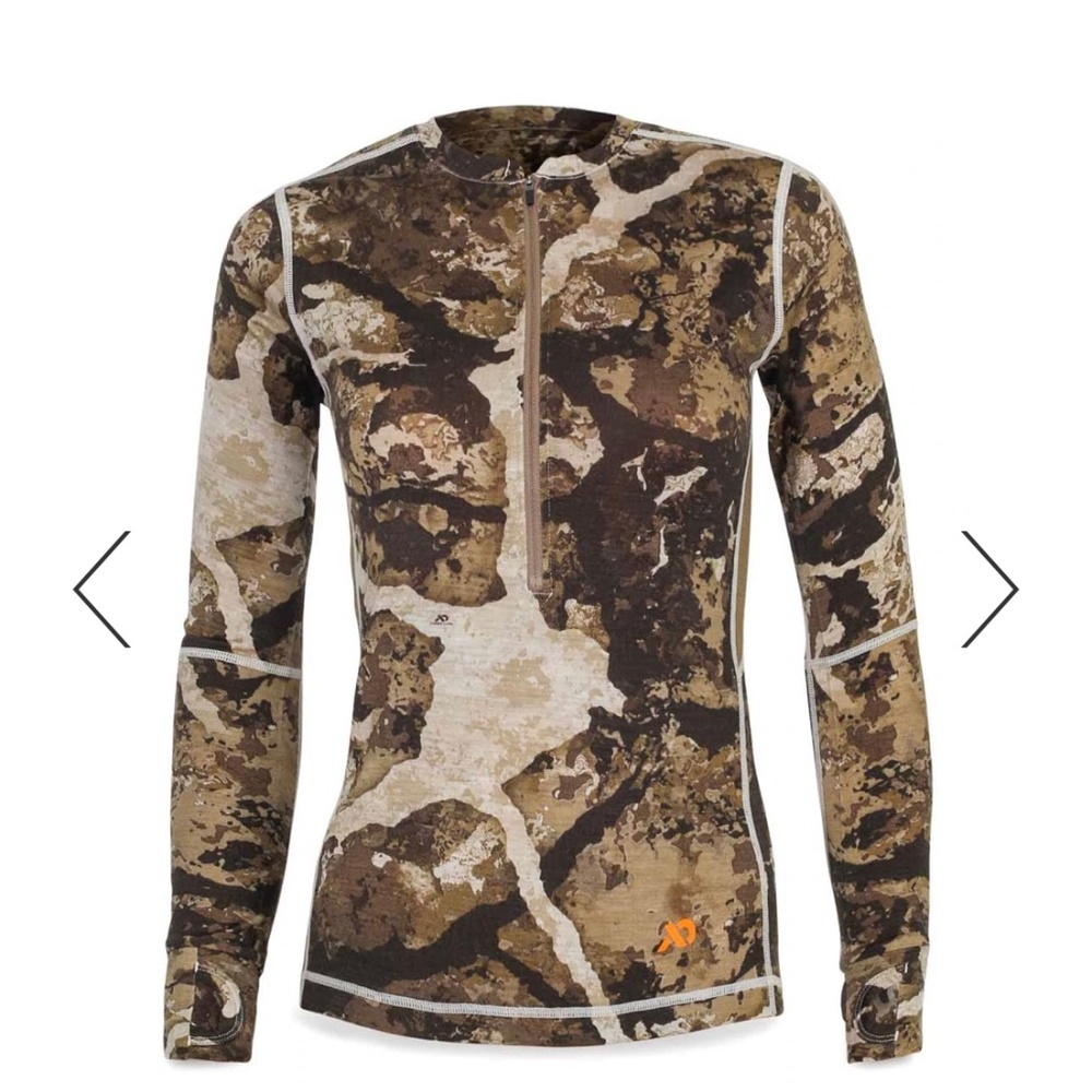 First Lite womens wick quarter zip shirt